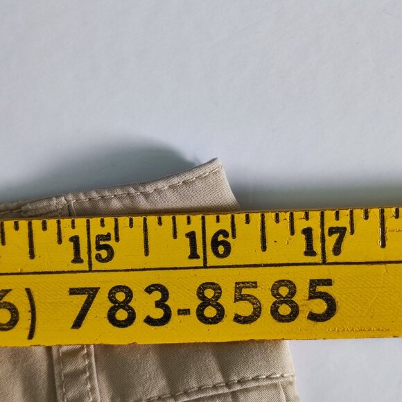 Tommy Hilfiger lightweight summer capri pants cream women's size 10 - Picture 12 of 14